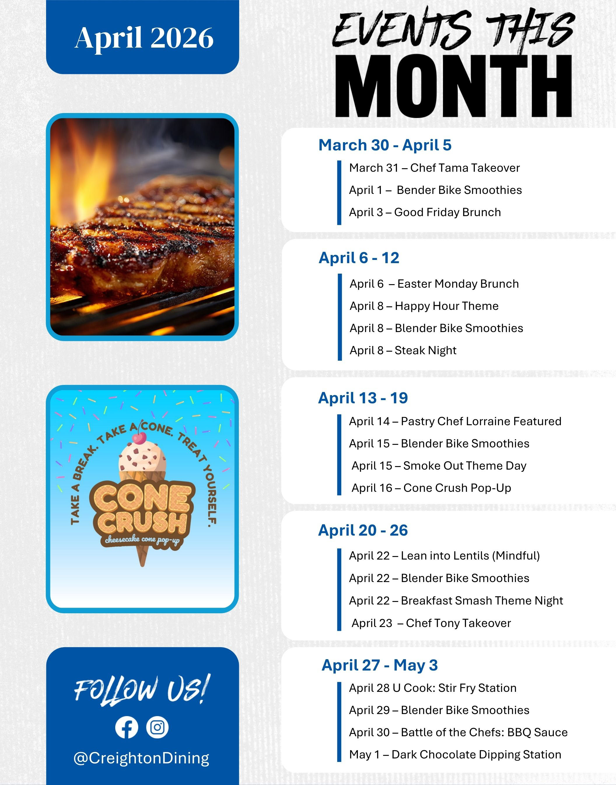 Monthly Event Calendar