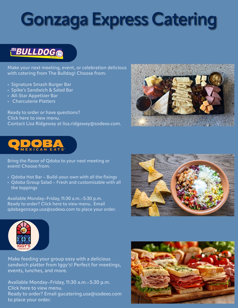 Gonzaga Express Catering Gonzaga Express Catering