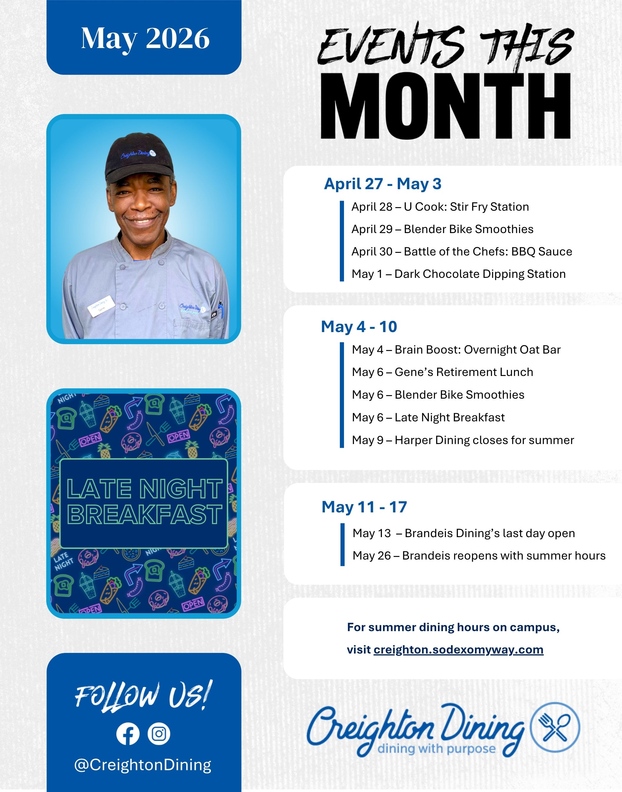 May Event Calendar