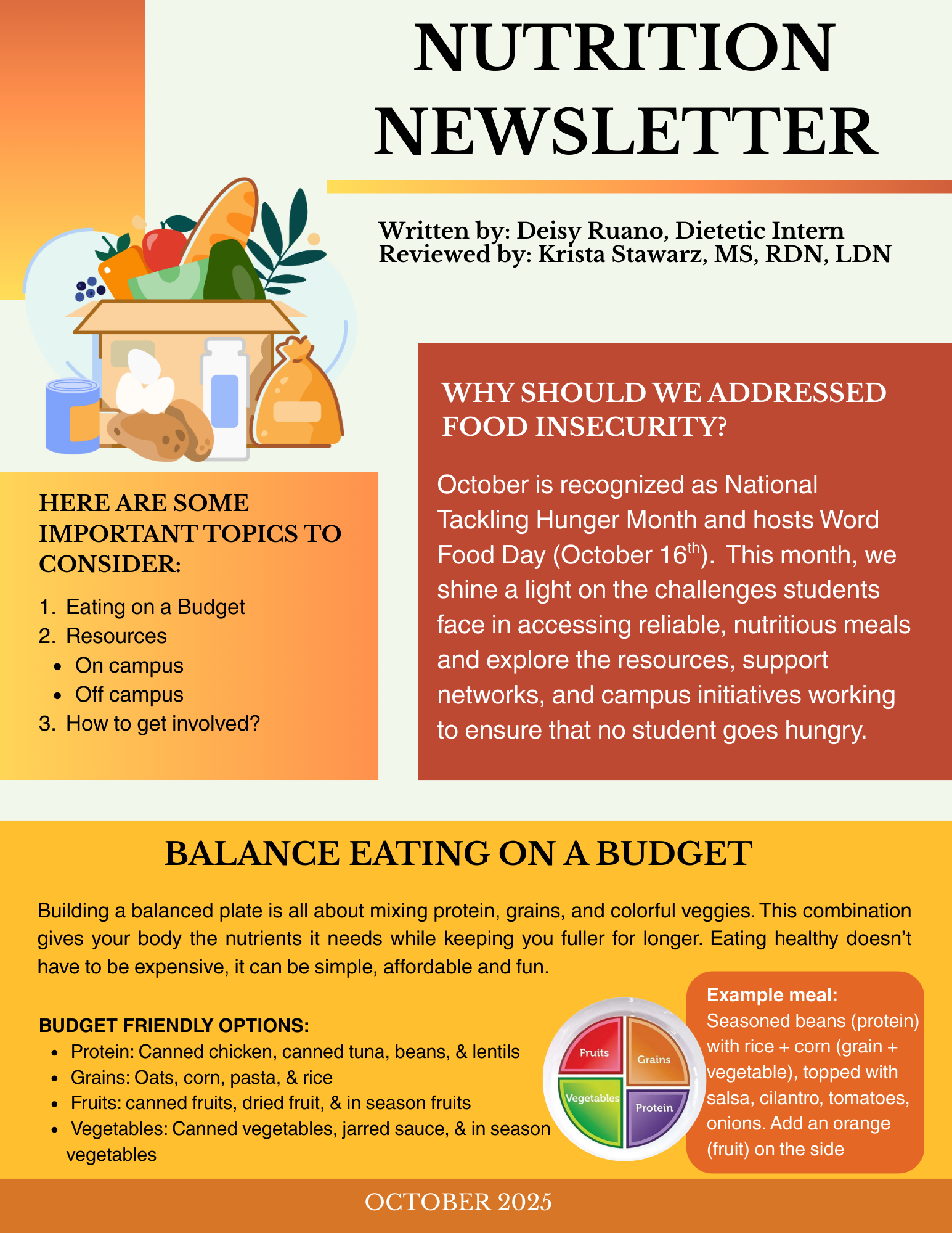 October Newsletter